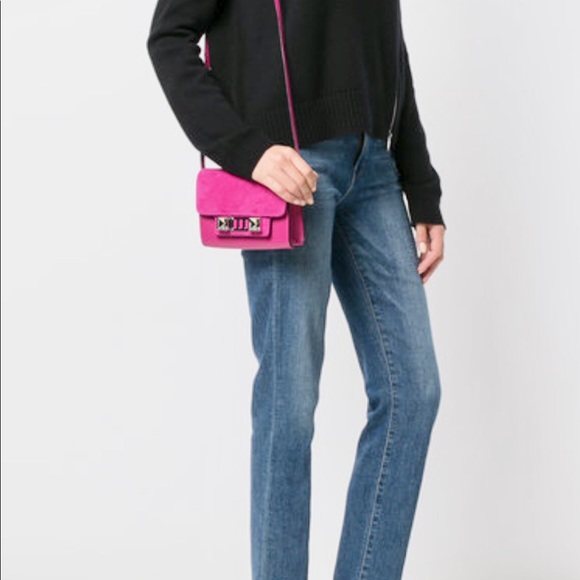 ππ Proenza PS11 NWT pink leather/suede crossbody - Picture 2 of 8